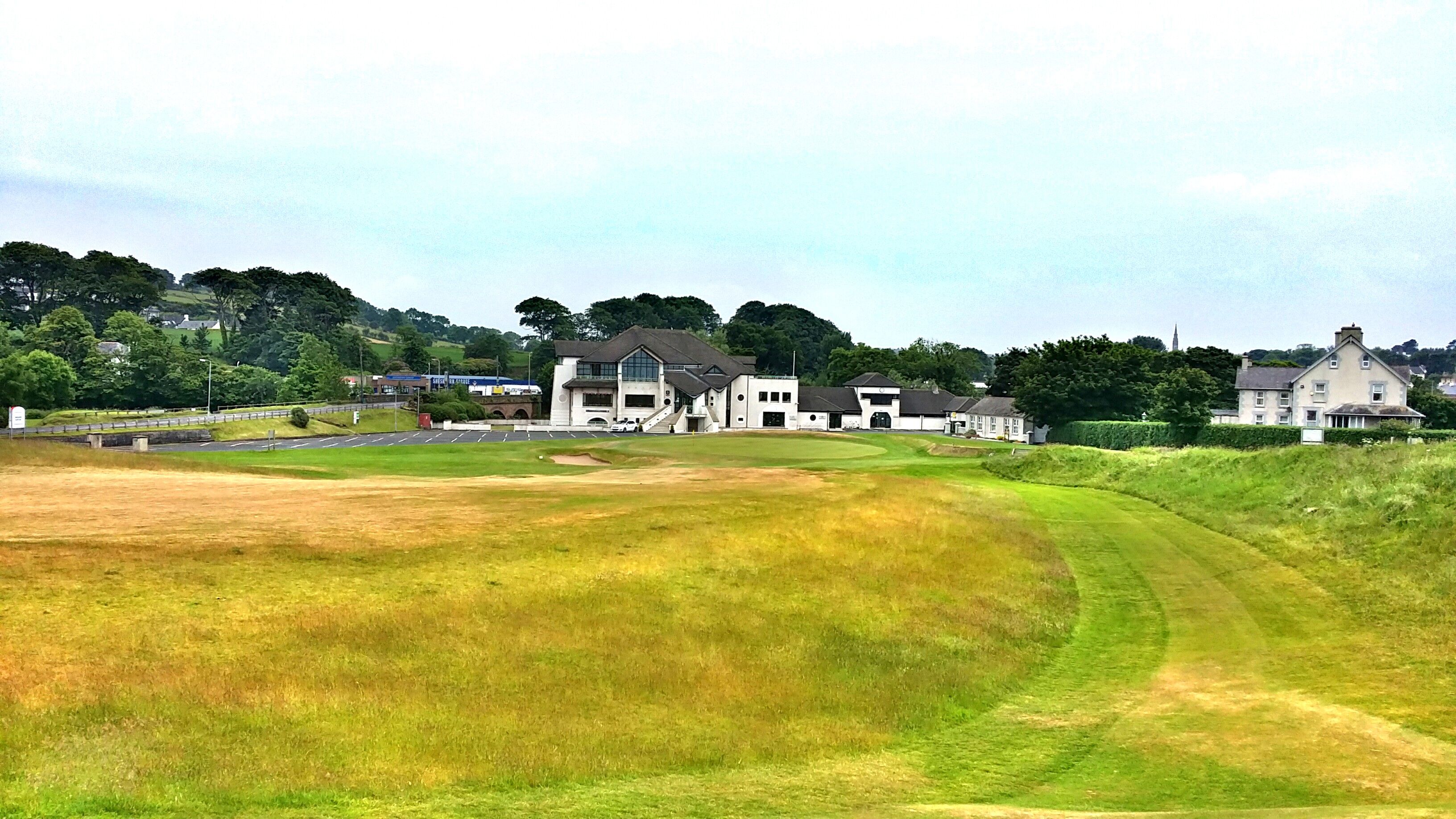 Clubhouse from golf course
